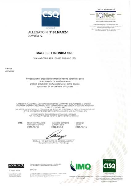 Certificazione ISO 2